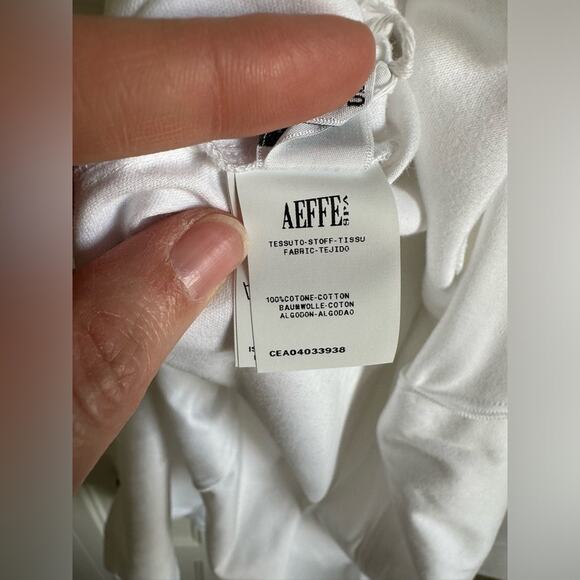 CÉDRIC CHARLIER Cotton Cinched Hi low Midi Dress - Picture 6 of 14